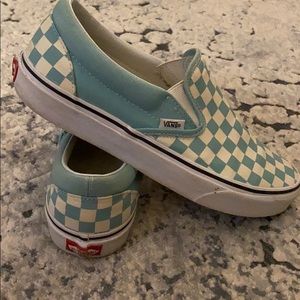 Van Checkerboard Slip-ons Size 10 women